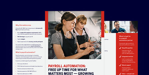 Payroll automation: more than an efficiency upgrade