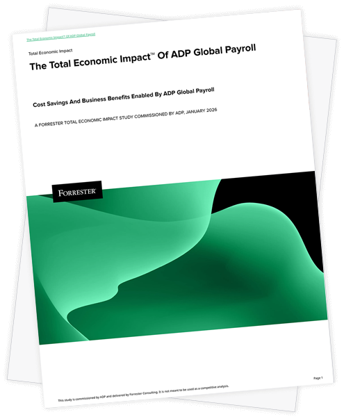 The Total Economic Impact™ Of ADP Global Payroll