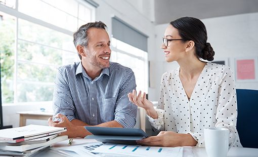 A range of pay options