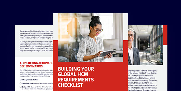 Building your global HCM requirements checklist