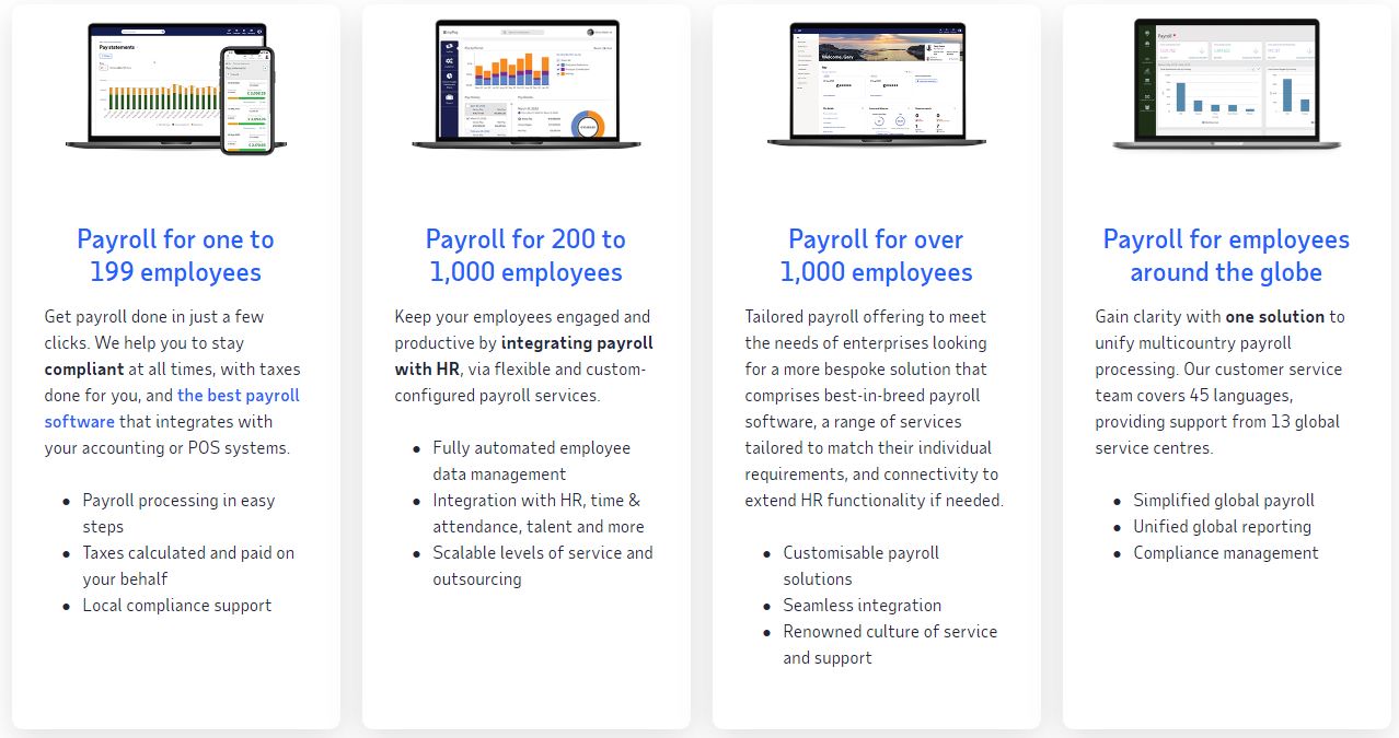 Payroll services built for your organisation’s size